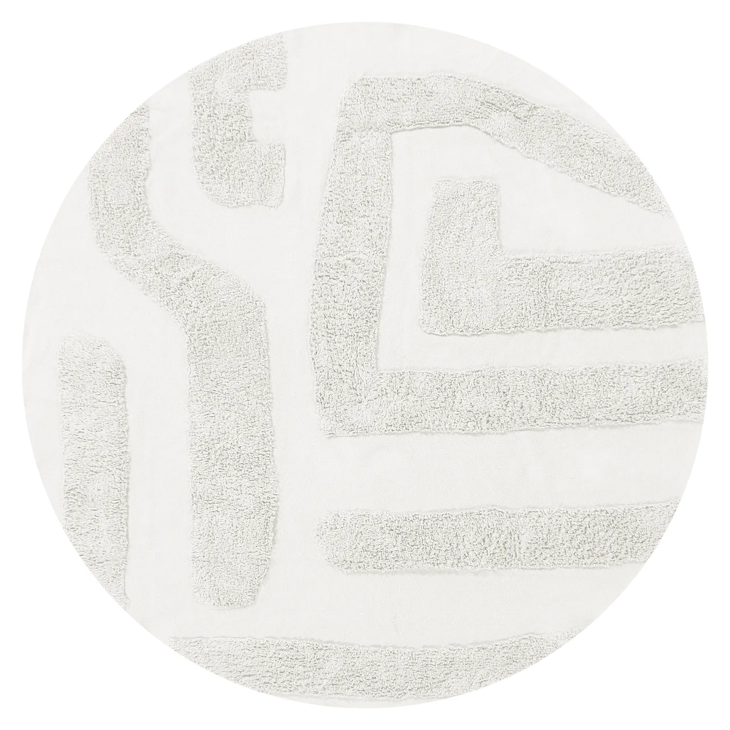 Kerek szőnyeg - Alexa Natural Cotton Shaggy (offwhite)