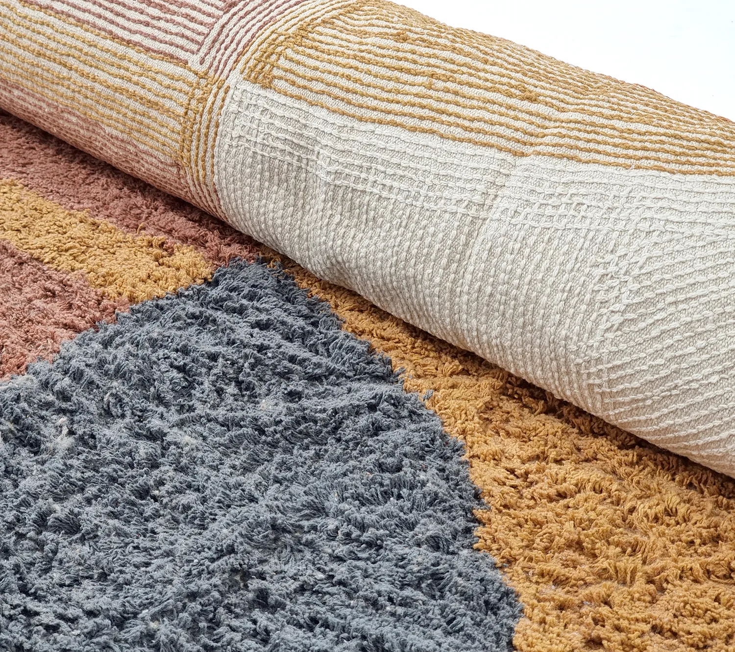 Shaggy szőnyeg - Alpe Natural Cotton Shaggy (többszínű)