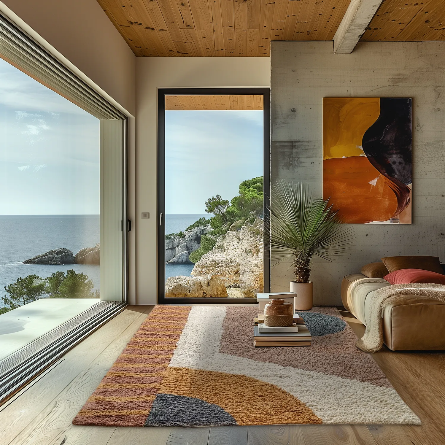 Shaggy szőnyeg - Alpe Natural Cotton Shaggy (többszínű)