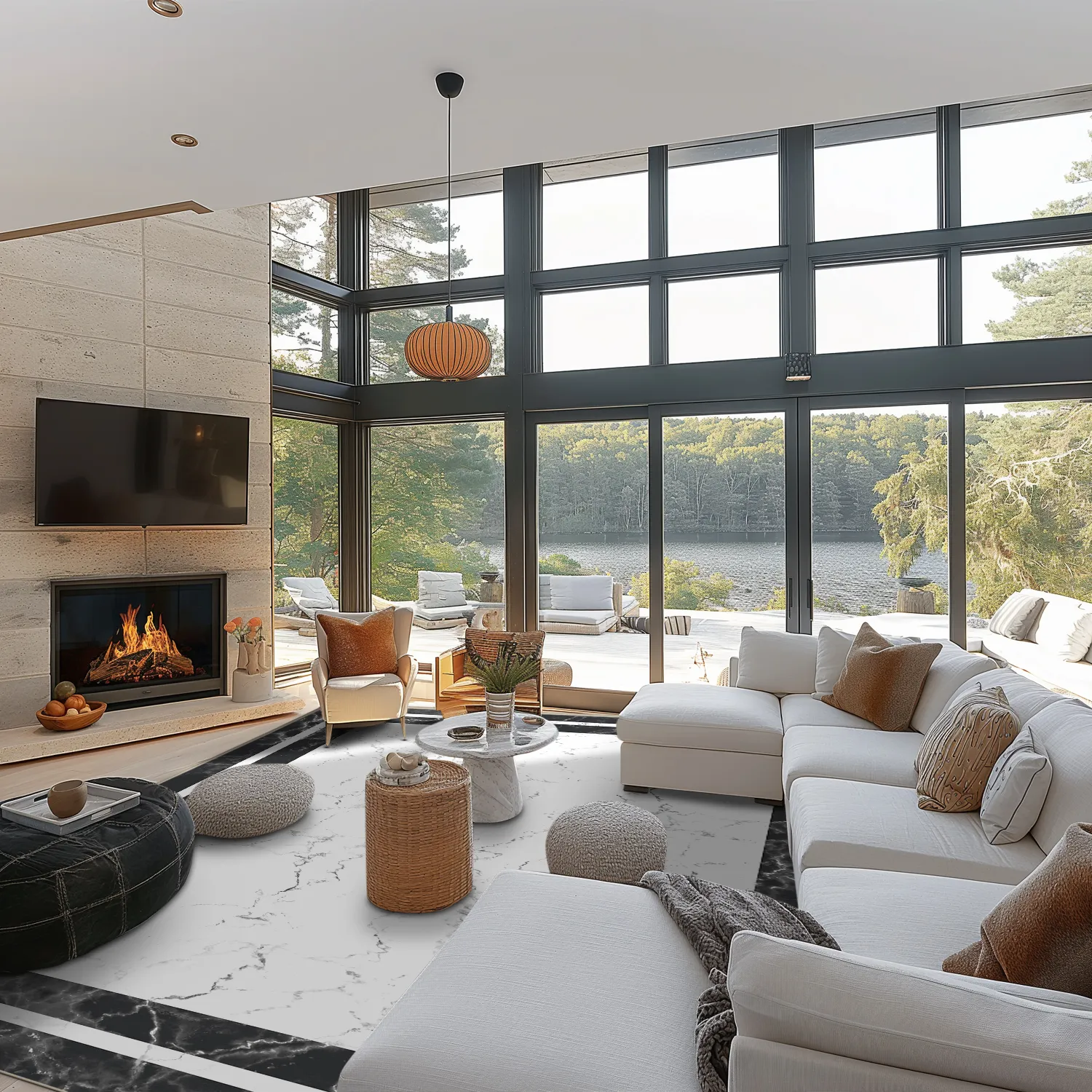 Wilton szőnyeg - Amaliada (fekete/fehér)