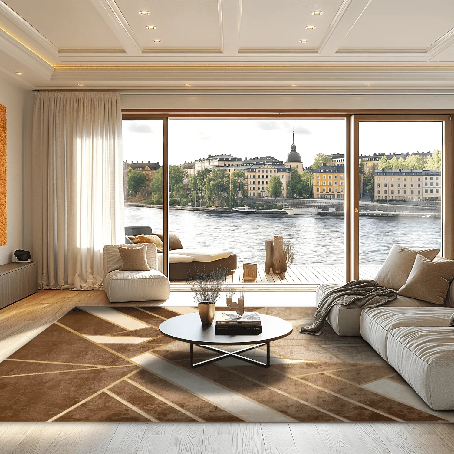 Wilton szőnyeg - Amasra (bezs)