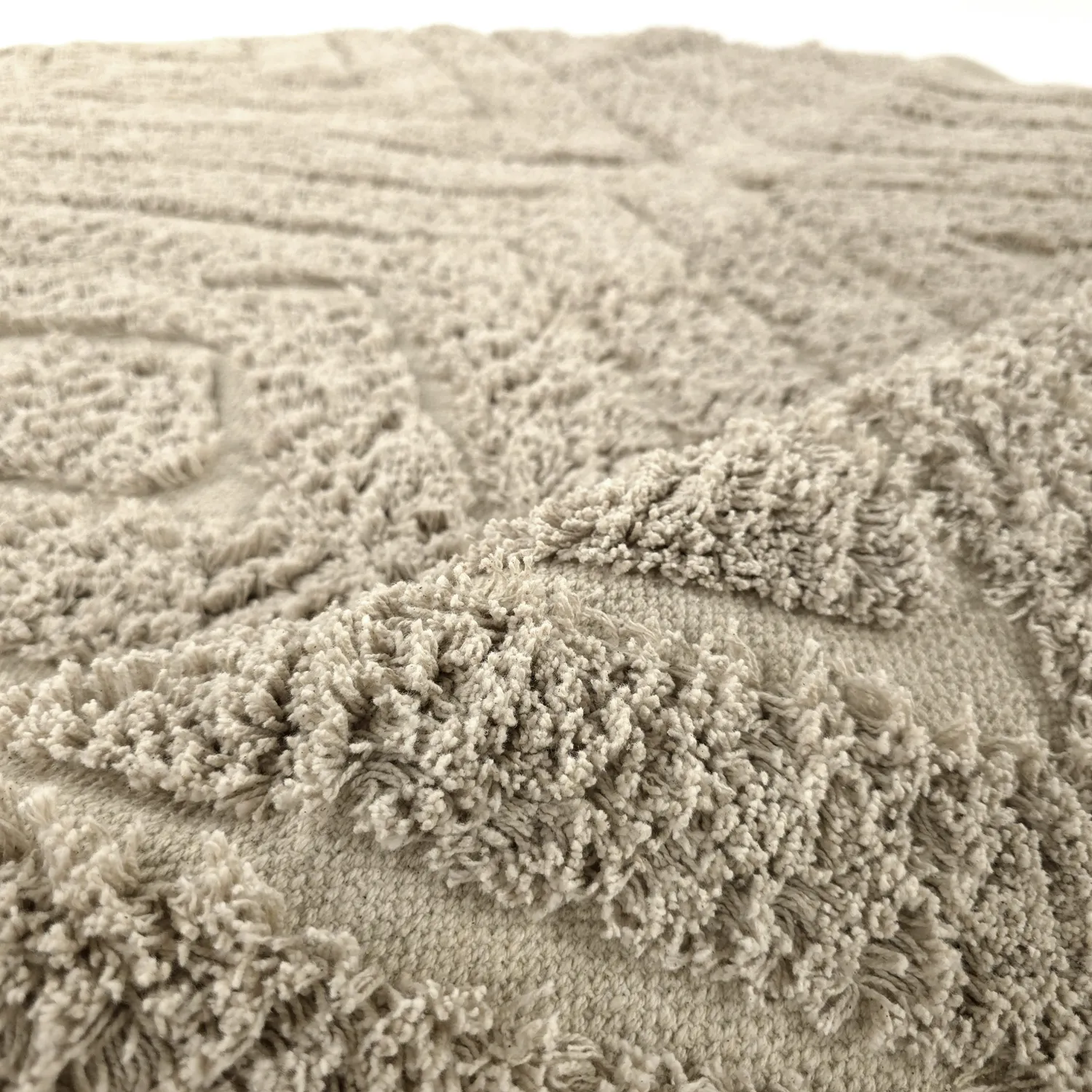 Kerek szőnyeg - Amberley Natural Cotton Shaggy (bézs)