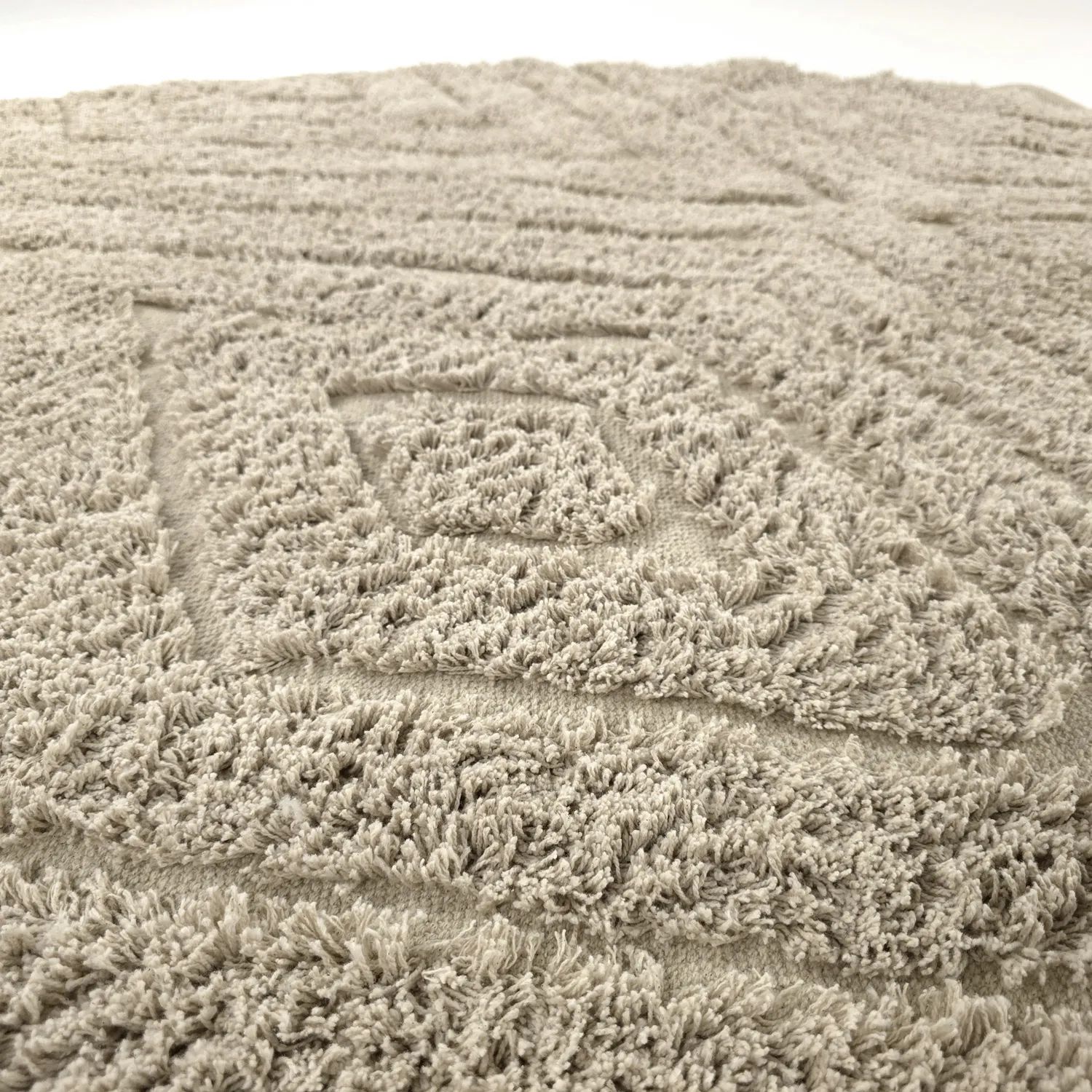 Kerek szőnyeg - Amberley Natural Cotton Shaggy (bézs)