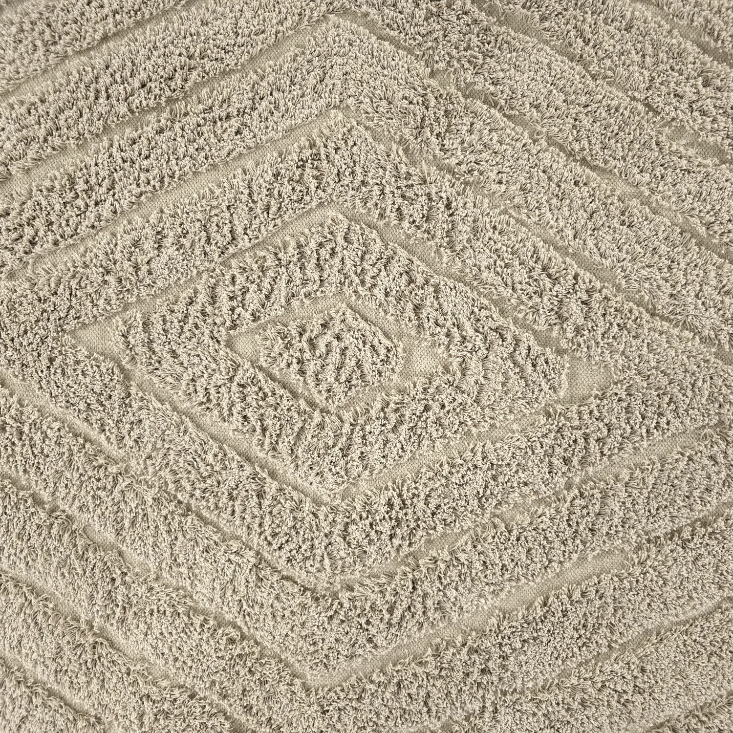 Kerek szőnyeg - Amberley Natural Cotton Shaggy (bézs)