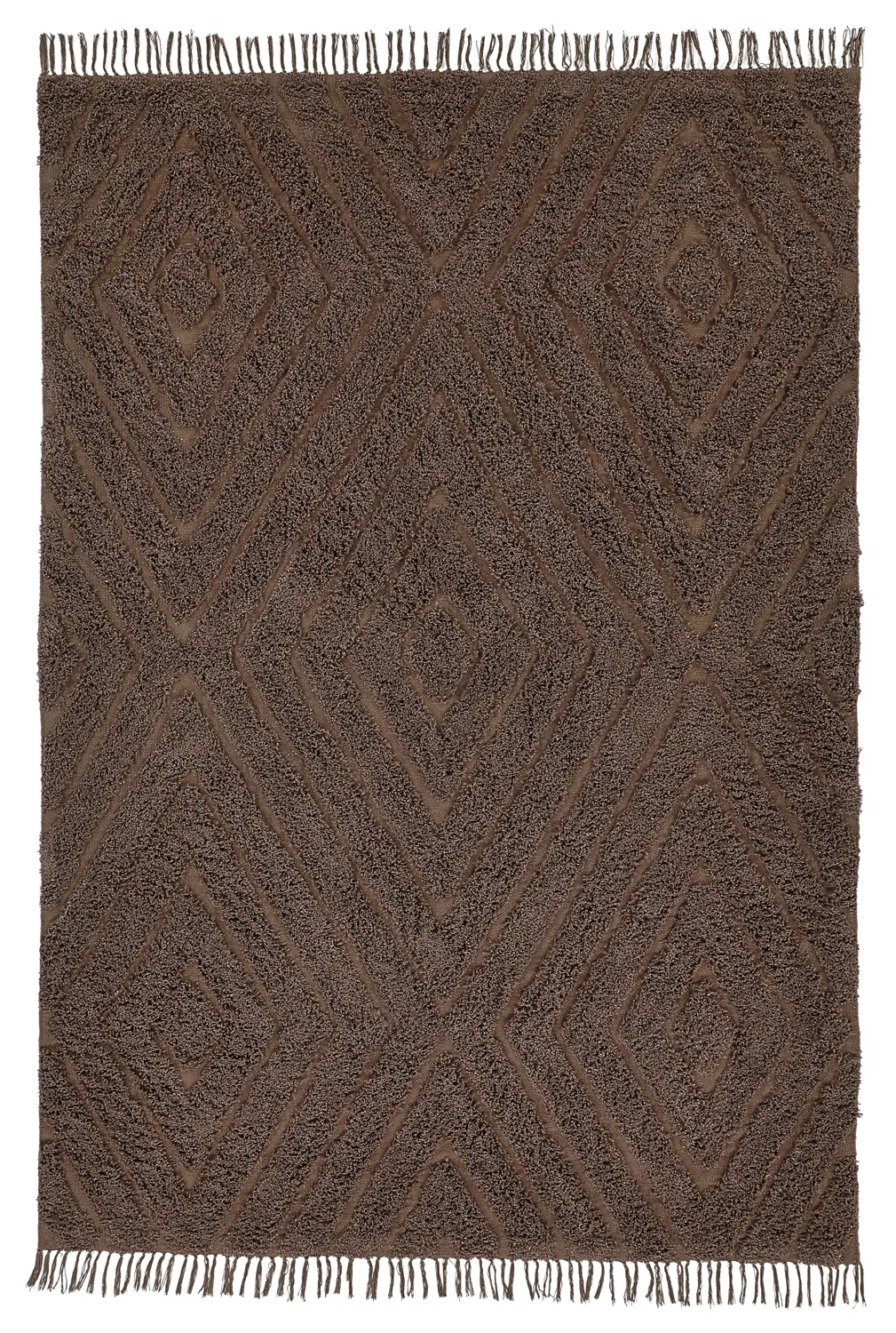 Shaggy szőnyeg - Amberley Natural Cotton Shaggy (barna)