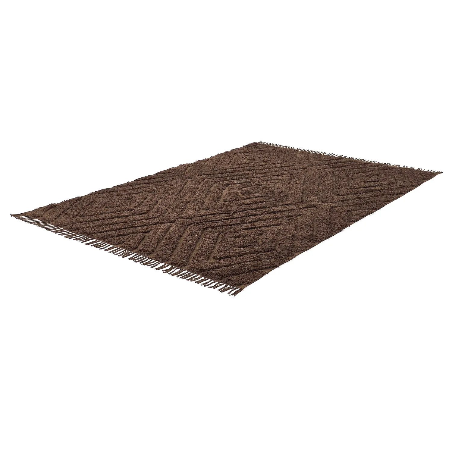 Shaggy szőnyeg - Amberley Natural Cotton Shaggy (barna)