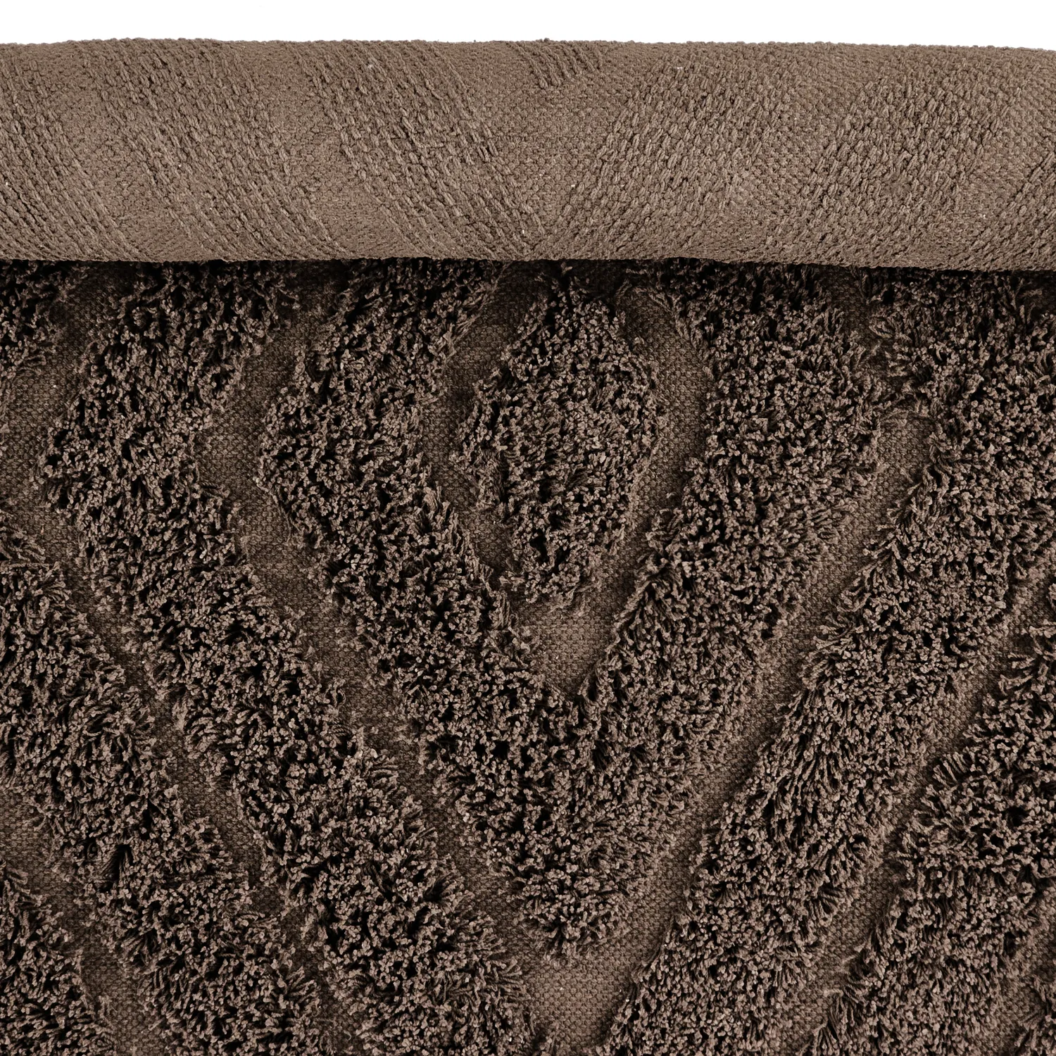 Kerek szőnyeg - Amberley Natural Cotton Shaggy (barna)