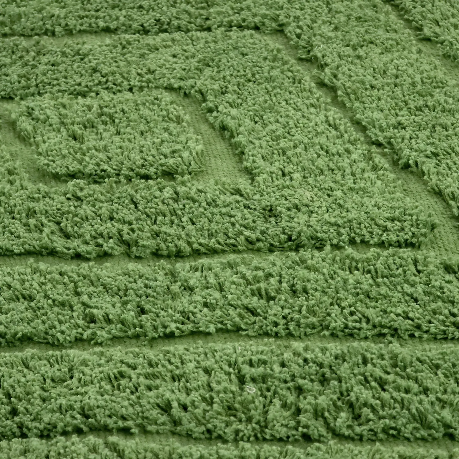 Kerek szőnyeg - Amberley Natural Cotton Shaggy (zöld)