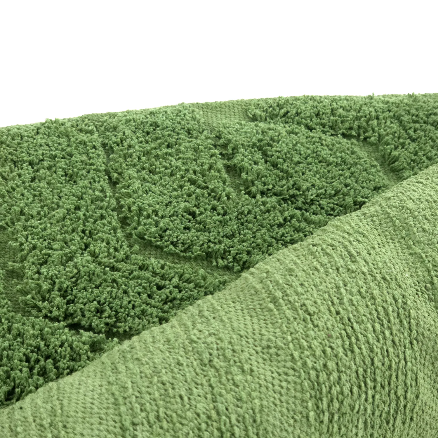 Kerek szőnyeg - Amberley Natural Cotton Shaggy (zöld)
