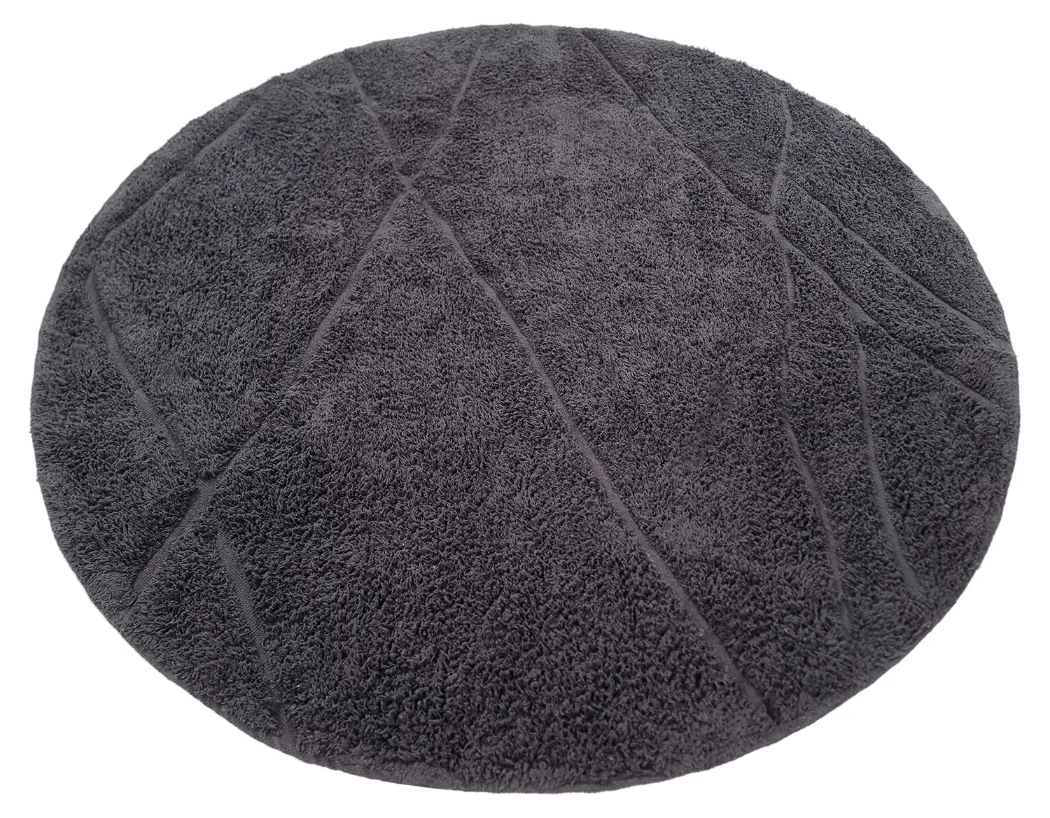 Kerek szőnyeg - Andrea Natural Cotton Shaggy (fekete)