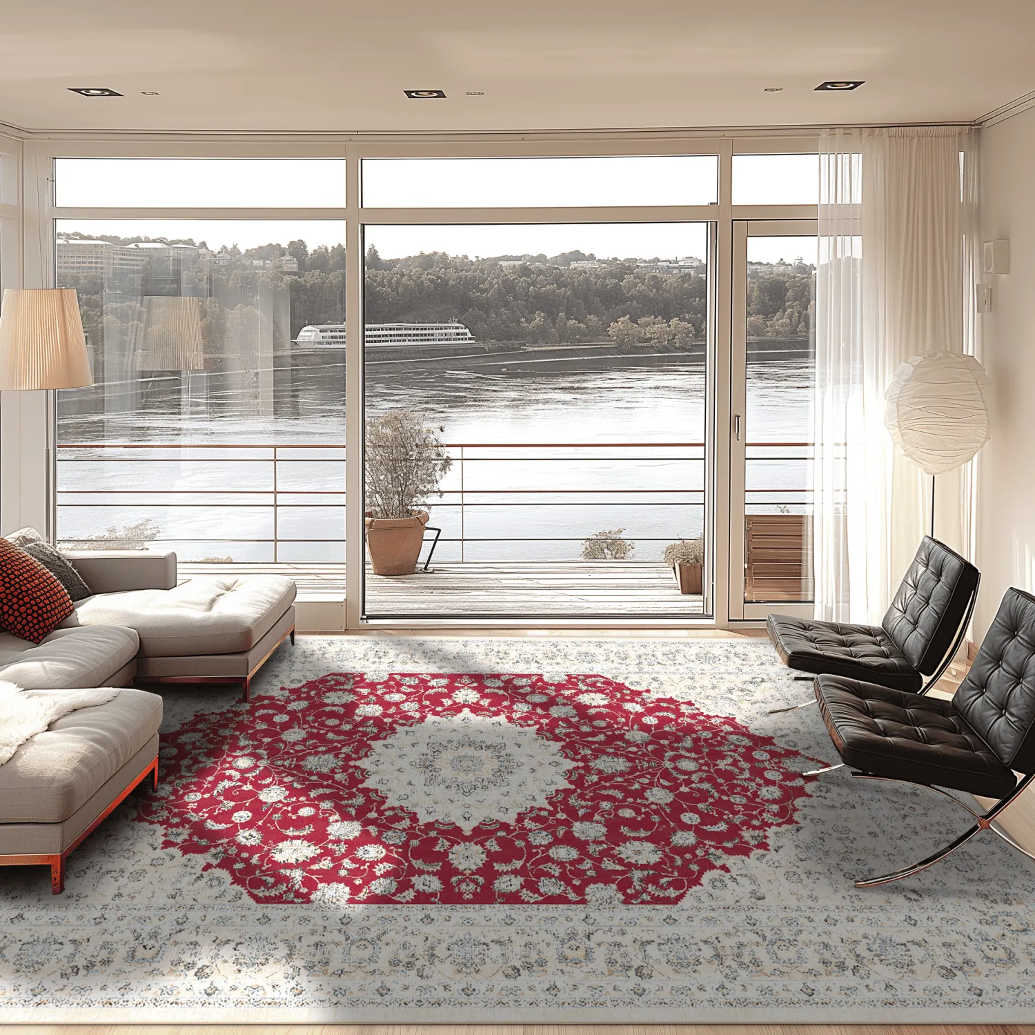 Wilton szőnyeg - Arabella (piros)