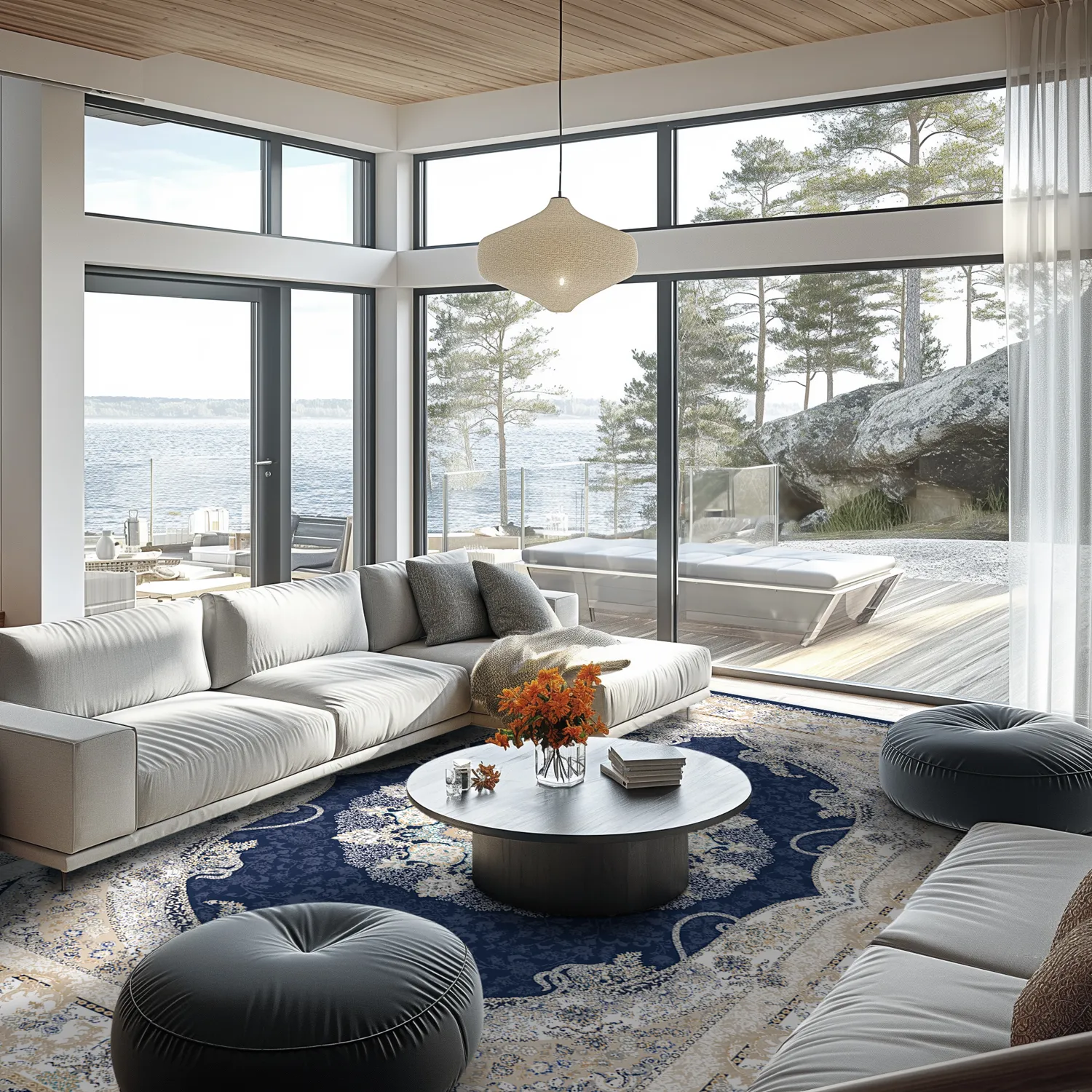 Wilton szőnyeg - Asara (kék)