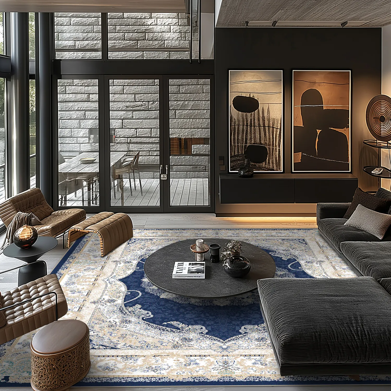 Wilton szőnyeg - Asara (kék)