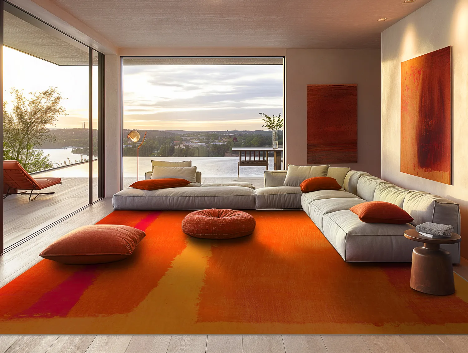 Wilton szőnyeg - Asti (narancssárga)