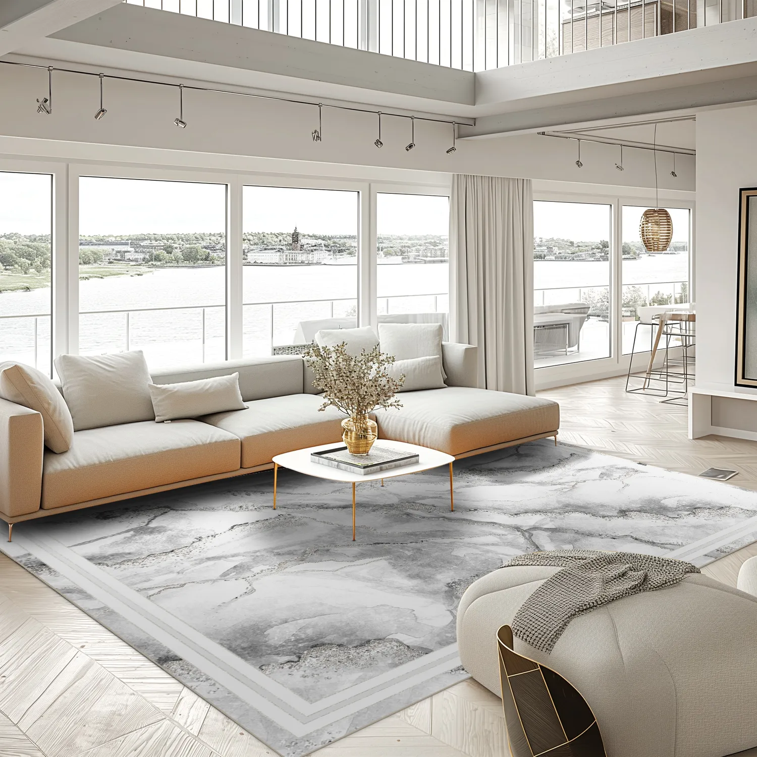 Wilton szőnyeg - Attika (szürke/fehér)