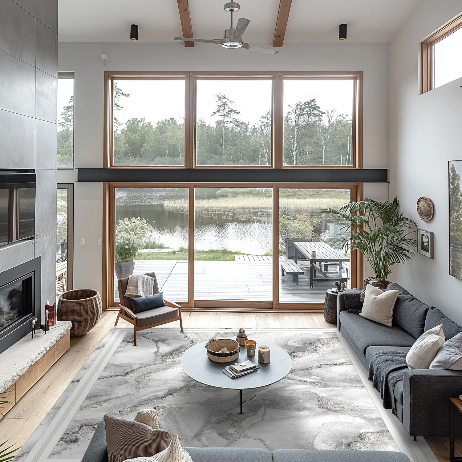 Wilton szőnyeg - Attika (szürke/fehér)