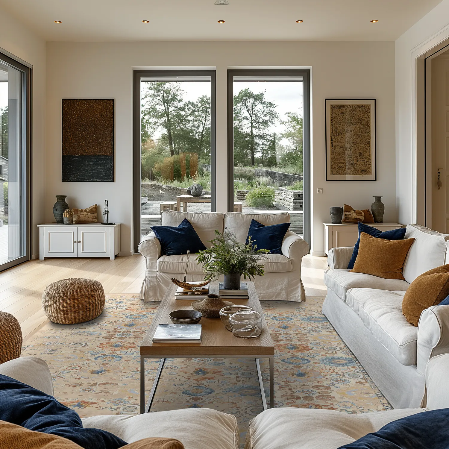 Wilton szőnyeg - Autoire (bezs)