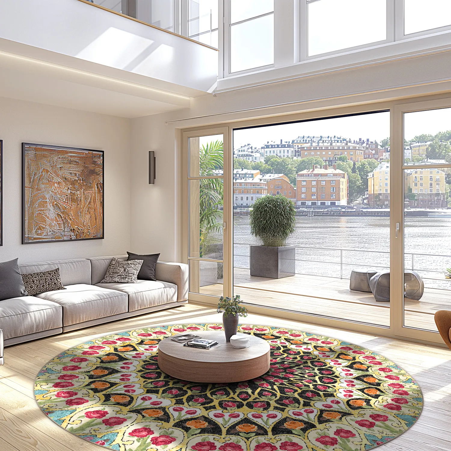 Kerek szőnyeg - Barete (többszínű)