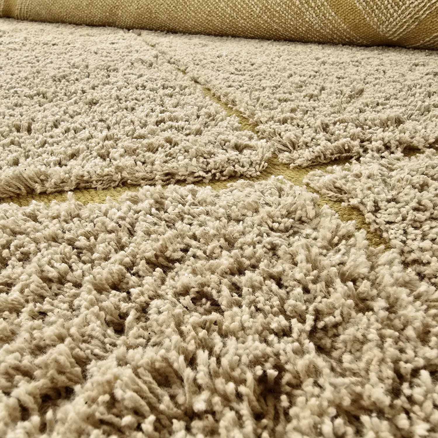 Kerek szőnyeg - Bellevue Natural Cotton Shaggy (bézs/barna)