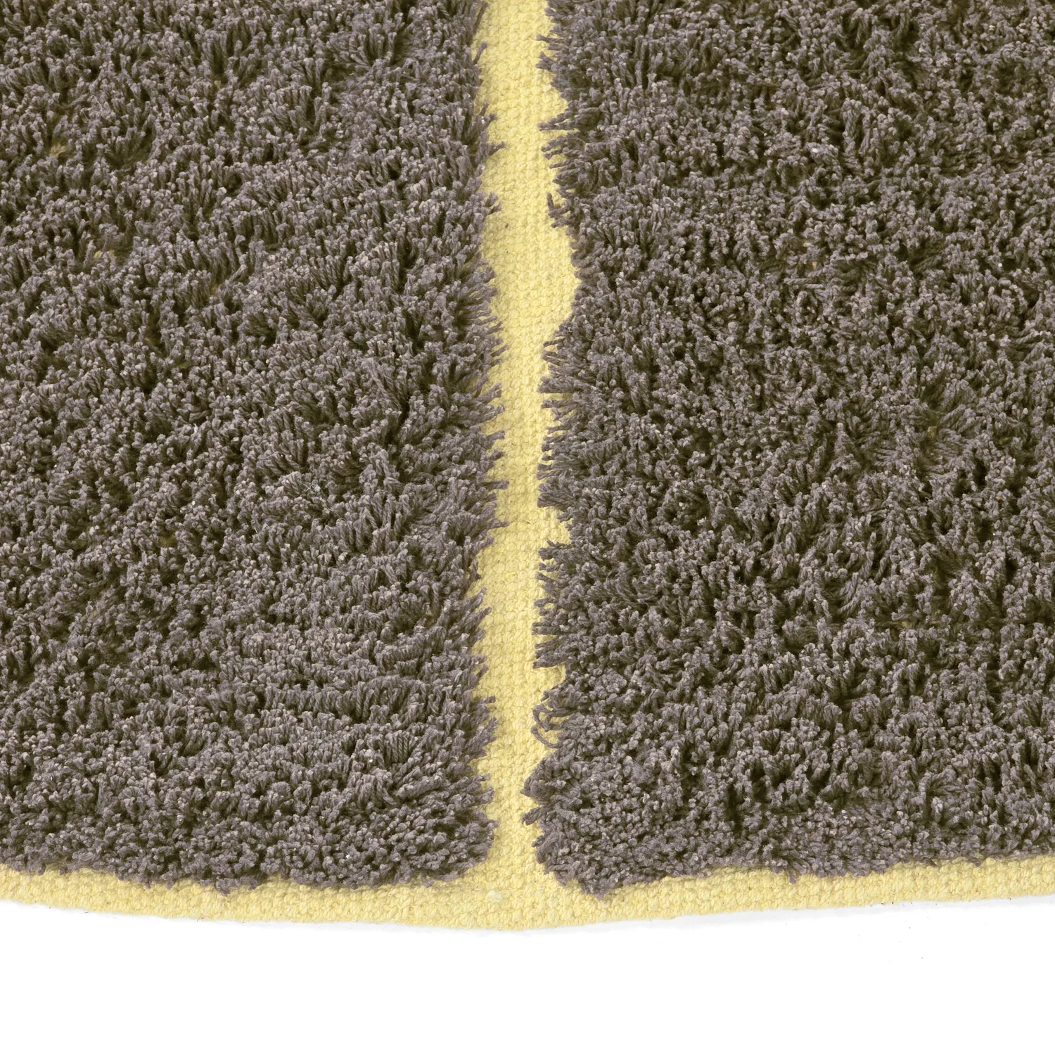 Kerek szőnyeg - Bellevue Natural Cotton Shaggy (barna/sárga)