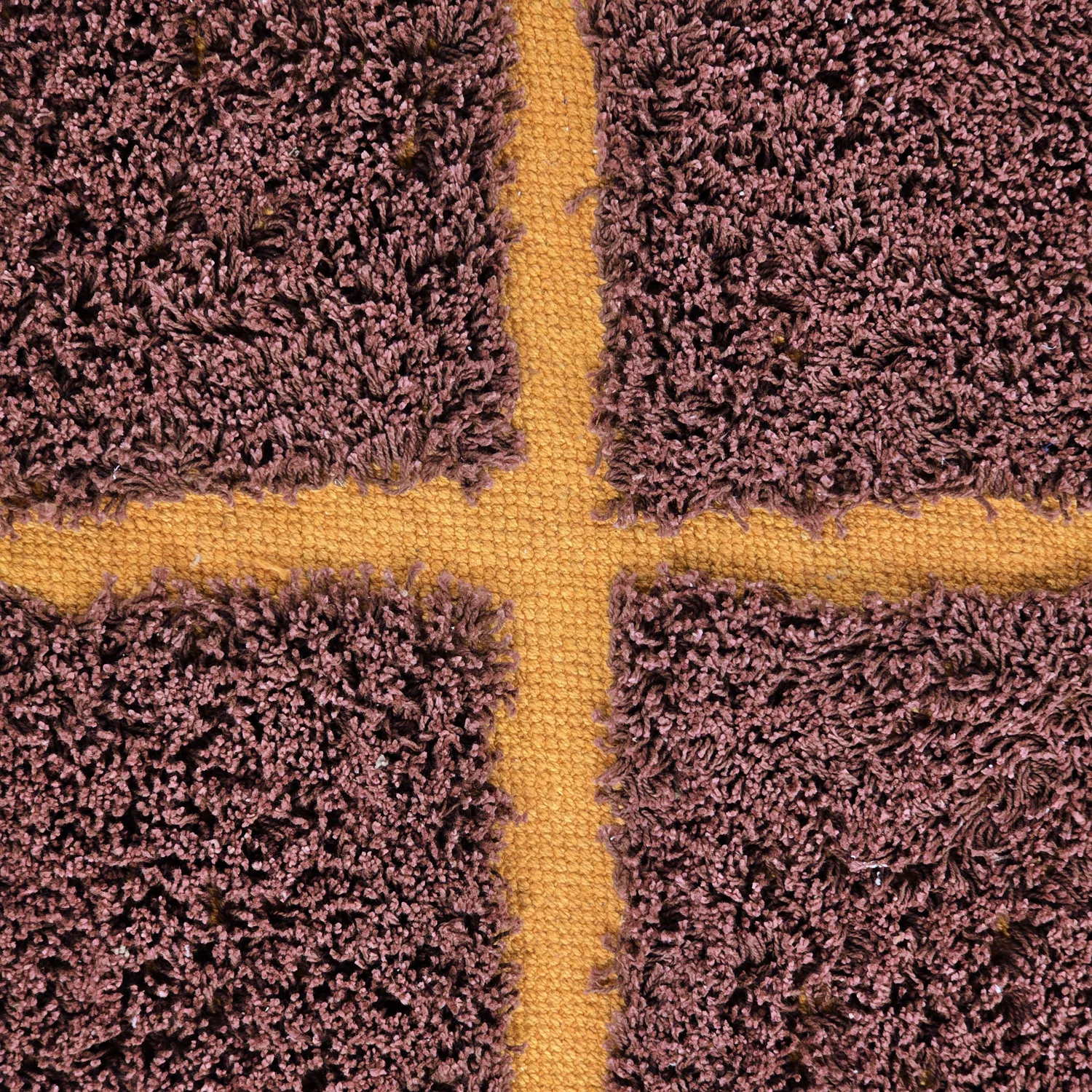 Kerek szőnyeg - Bellevue Natural Cotton Shaggy (piros/narancs)