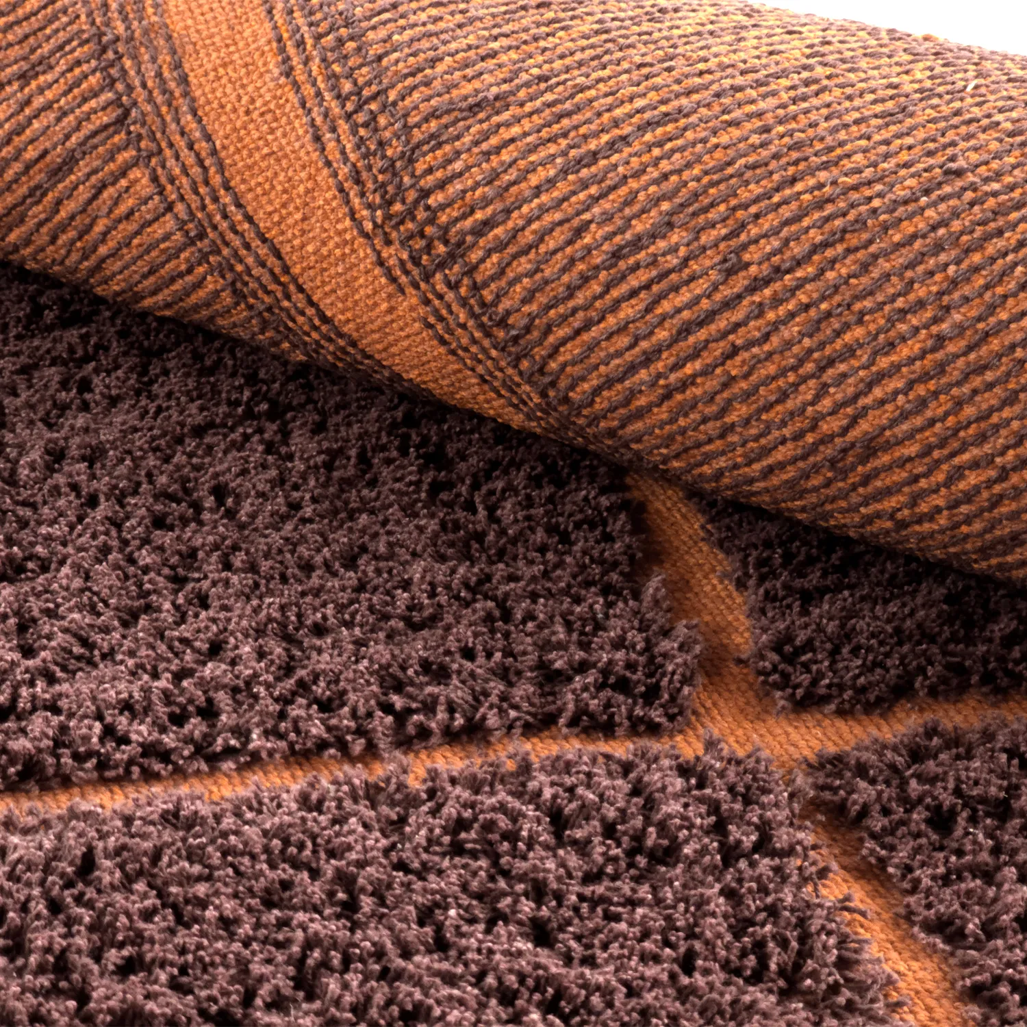 Shaggy szőnyeg - Bellevue Natural Cotton Shaggy (piros/narancs)