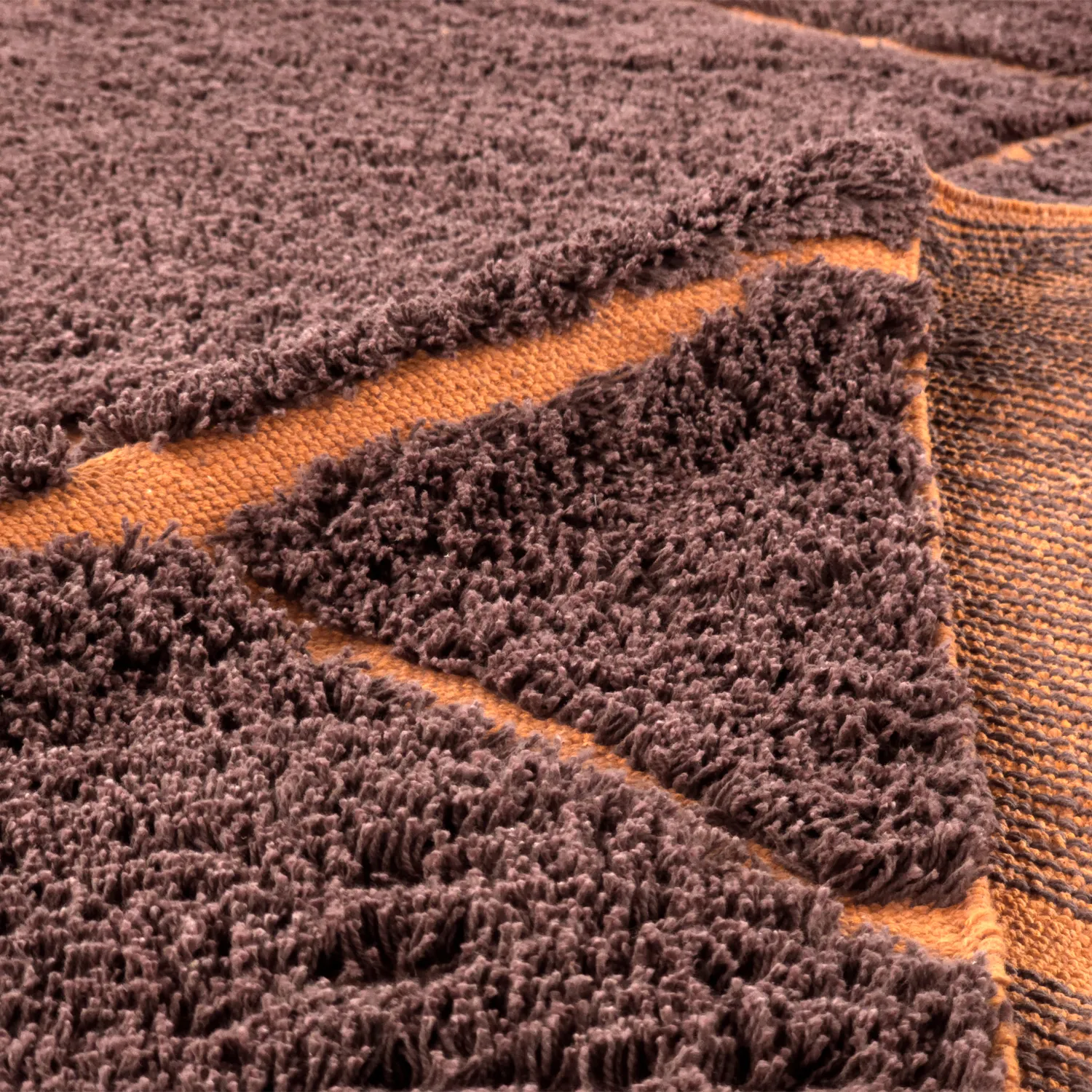 Shaggy szőnyeg - Bellevue Natural Cotton Shaggy (piros/narancs)