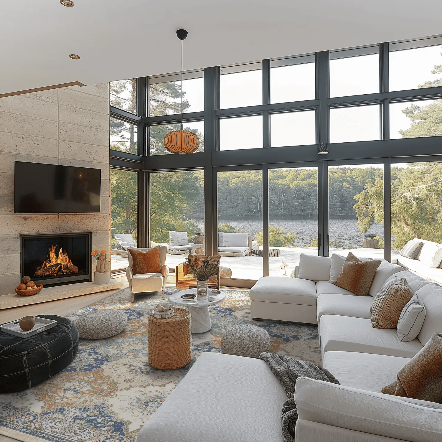 Wilton szőnyeg - Bohemia (kék/többszínű)