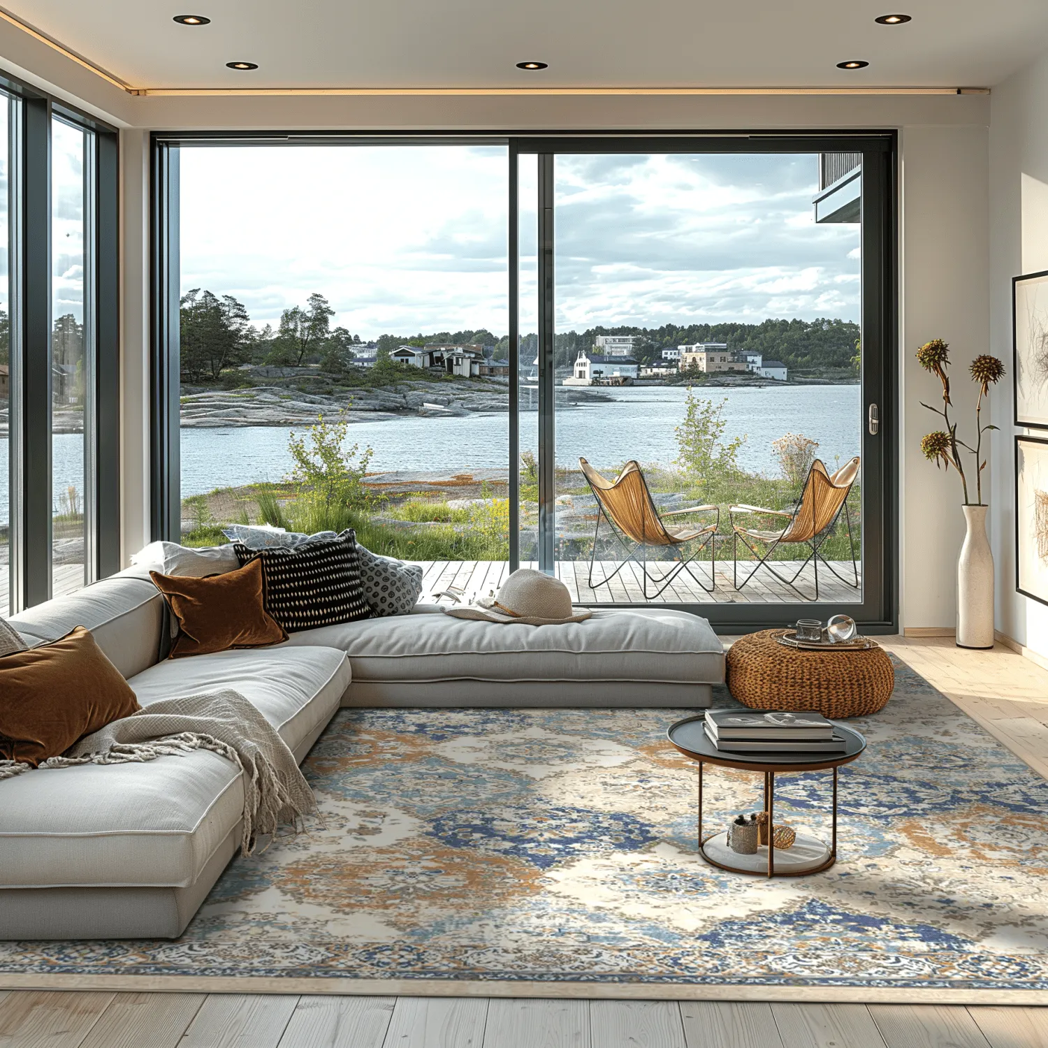 Wilton szőnyeg - Bohemia (kék/többszínű)