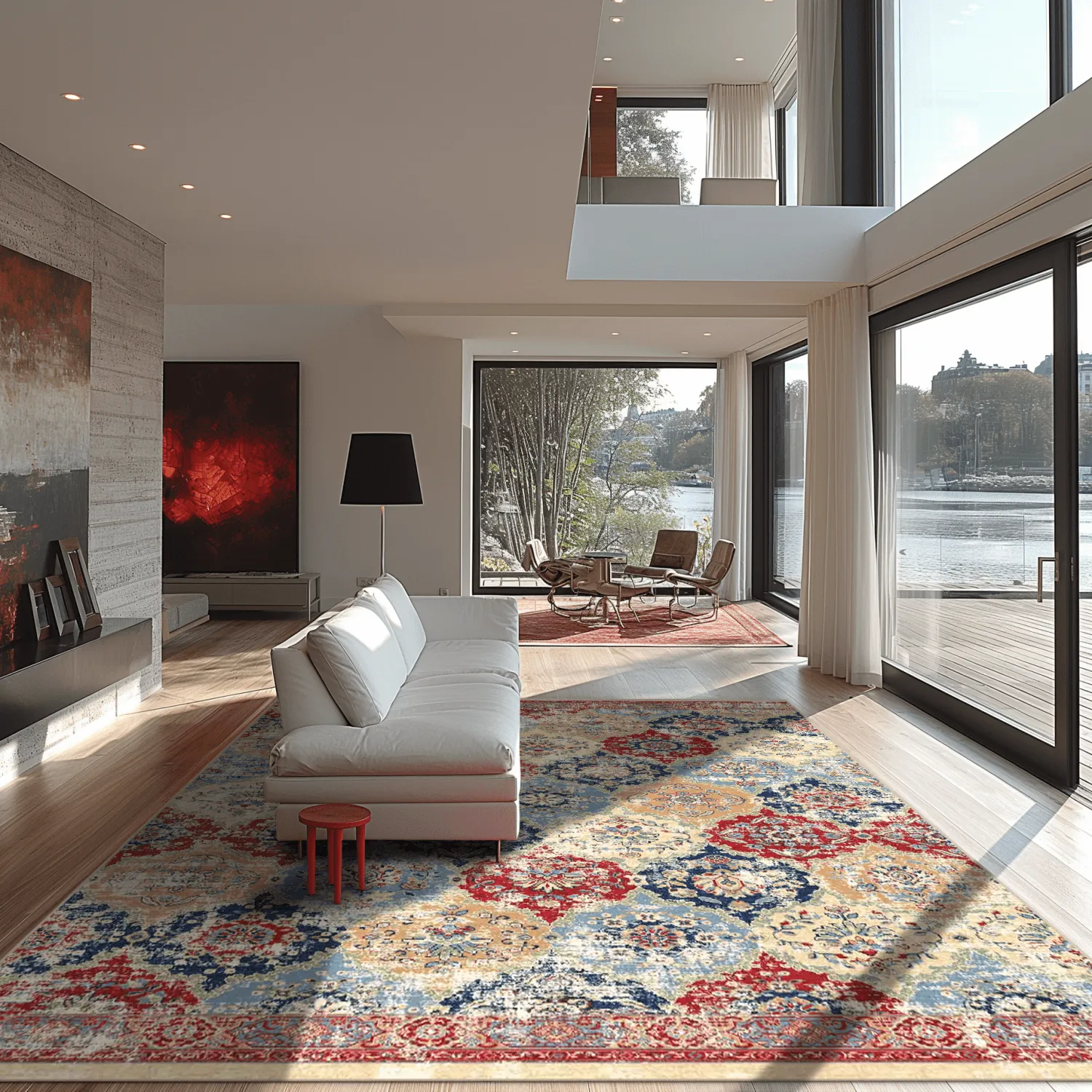 Wilton szőnyeg - Bohemia (piros/többszínű)