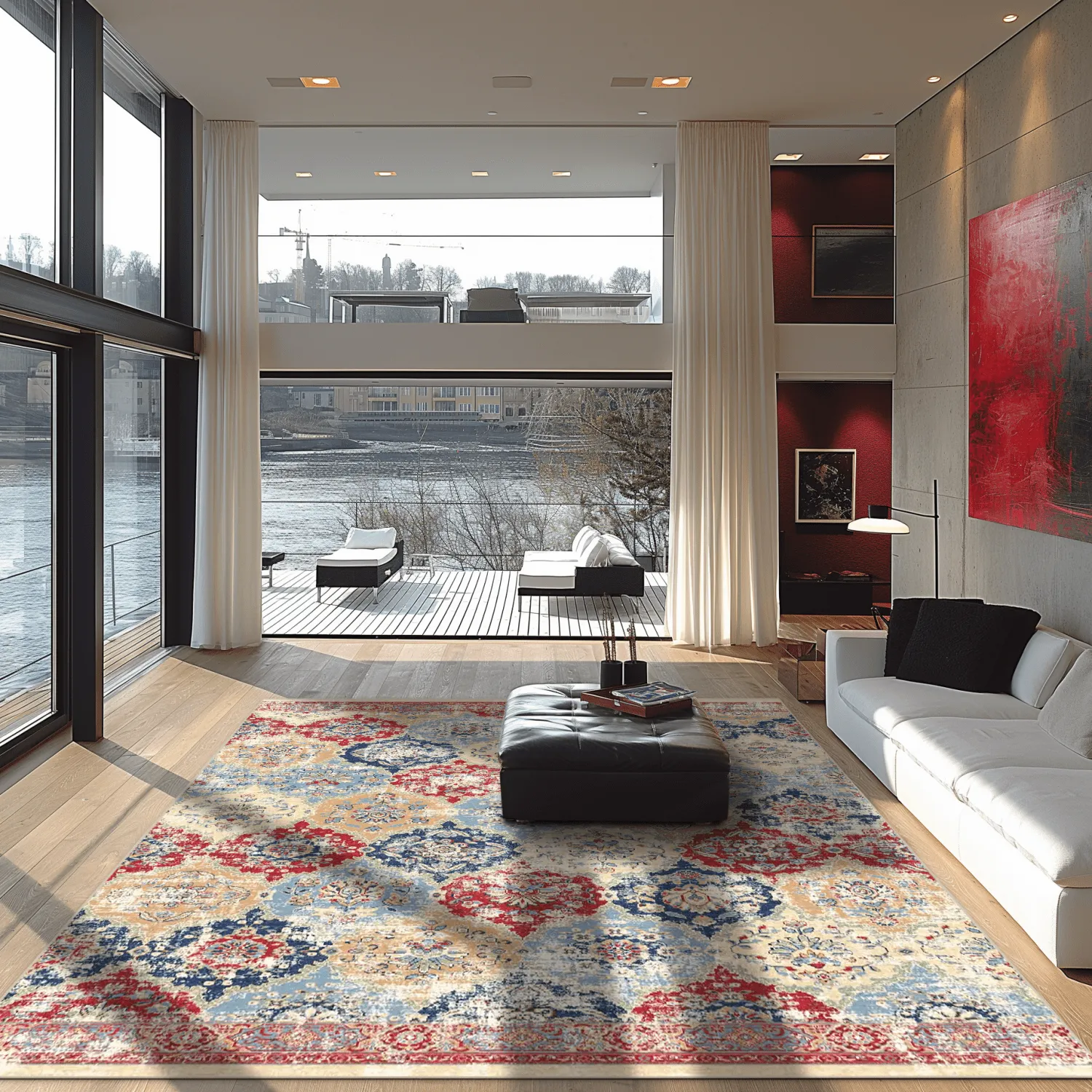 Wilton szőnyeg - Bohemia (piros/többszínű)