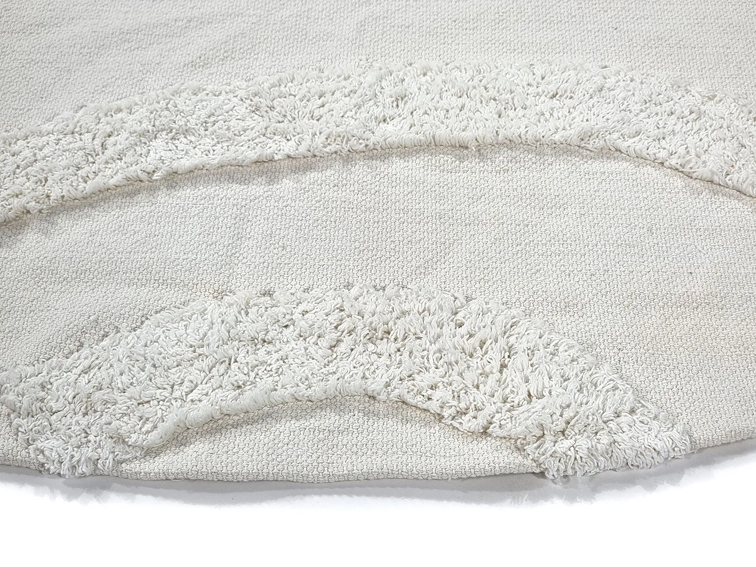 Kerek szőnyeg - Bonnie Natural Cotton Shaggy (offwhite)