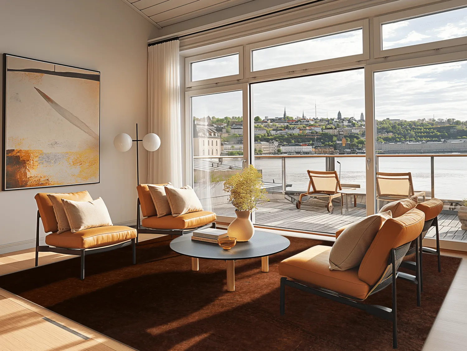 Wilton szőnyeg - Bovera (barna/piros)