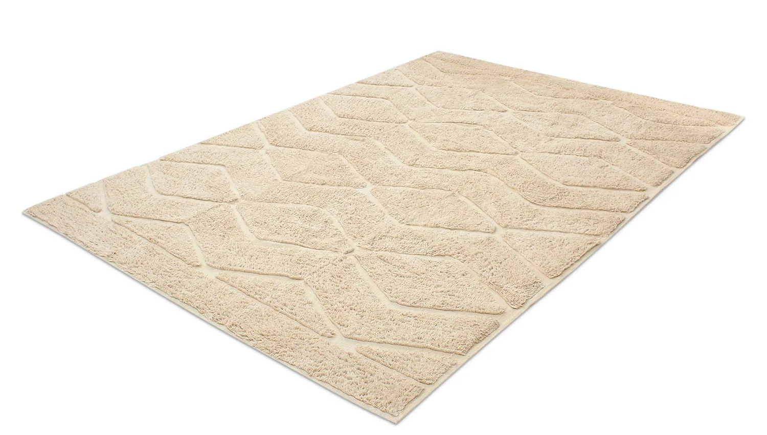 Shaggy szőnyeg - Brynn Natural Cotton Shaggy (bézs)