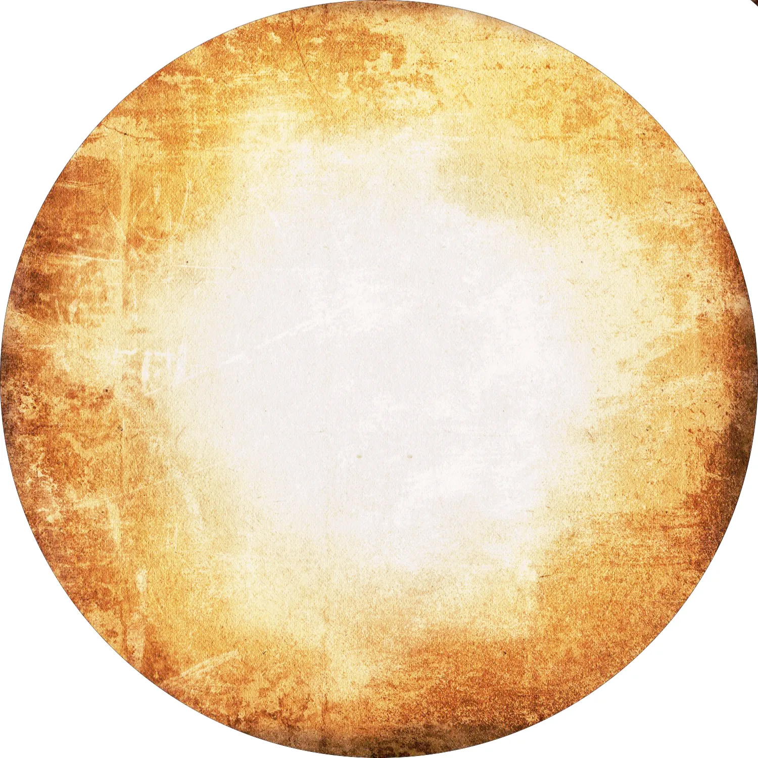 Kerek szőnyeg - Buendia (sárga)