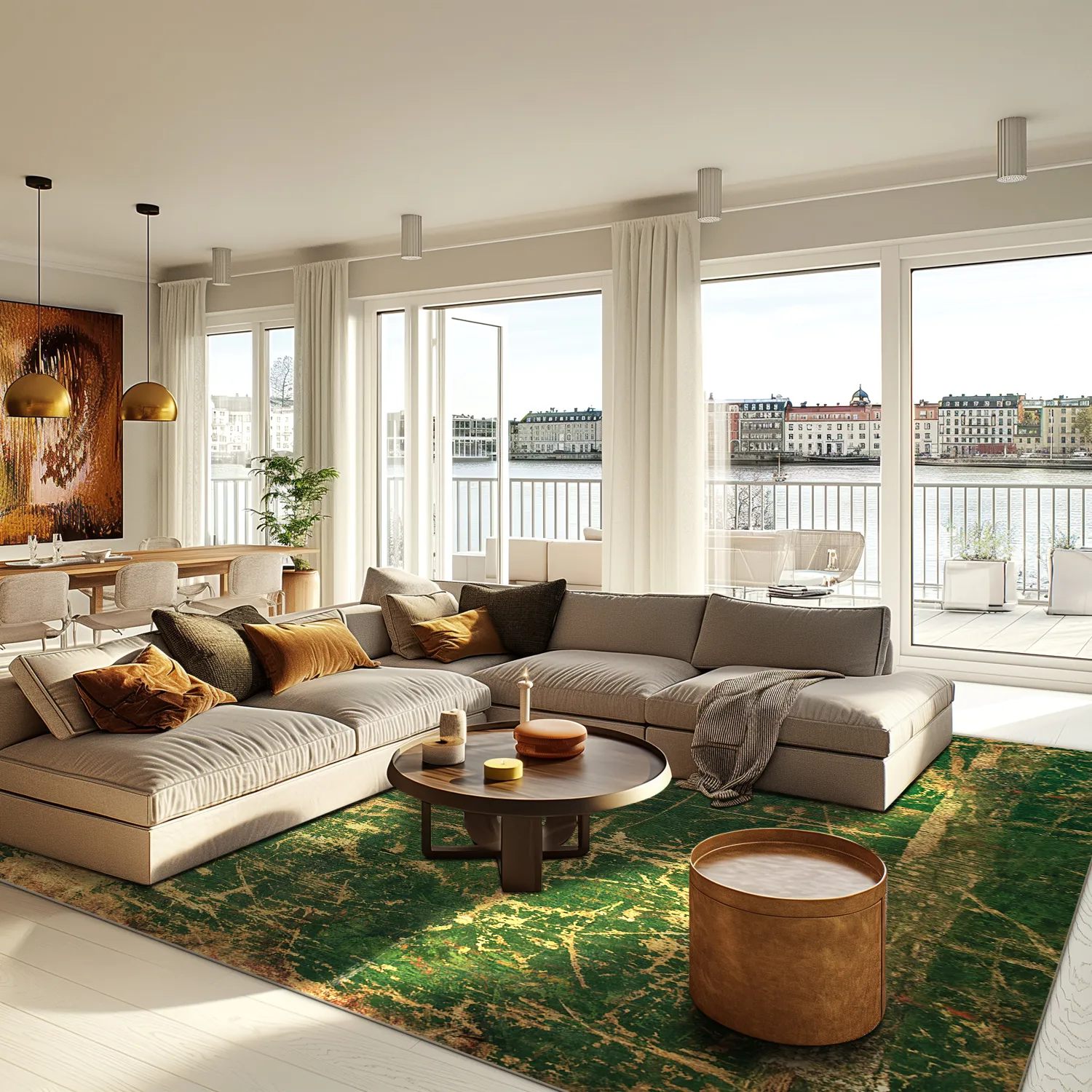 Wilton szőnyeg - Cantoria (bezs/zöld)