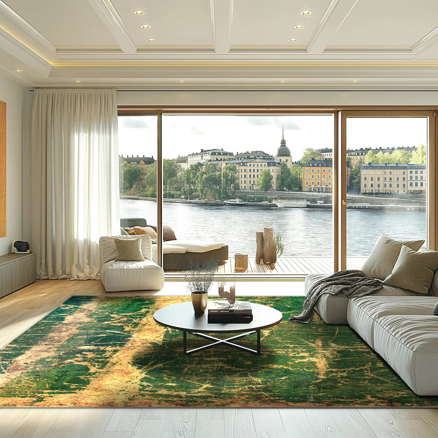 Wilton szőnyeg - Cantoria (bezs/zöld)