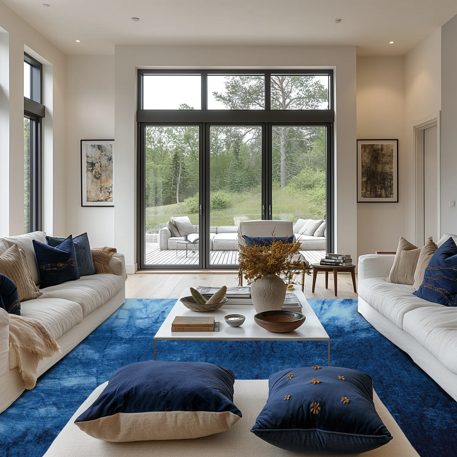 Wilton szőnyeg - Cargese (kék)