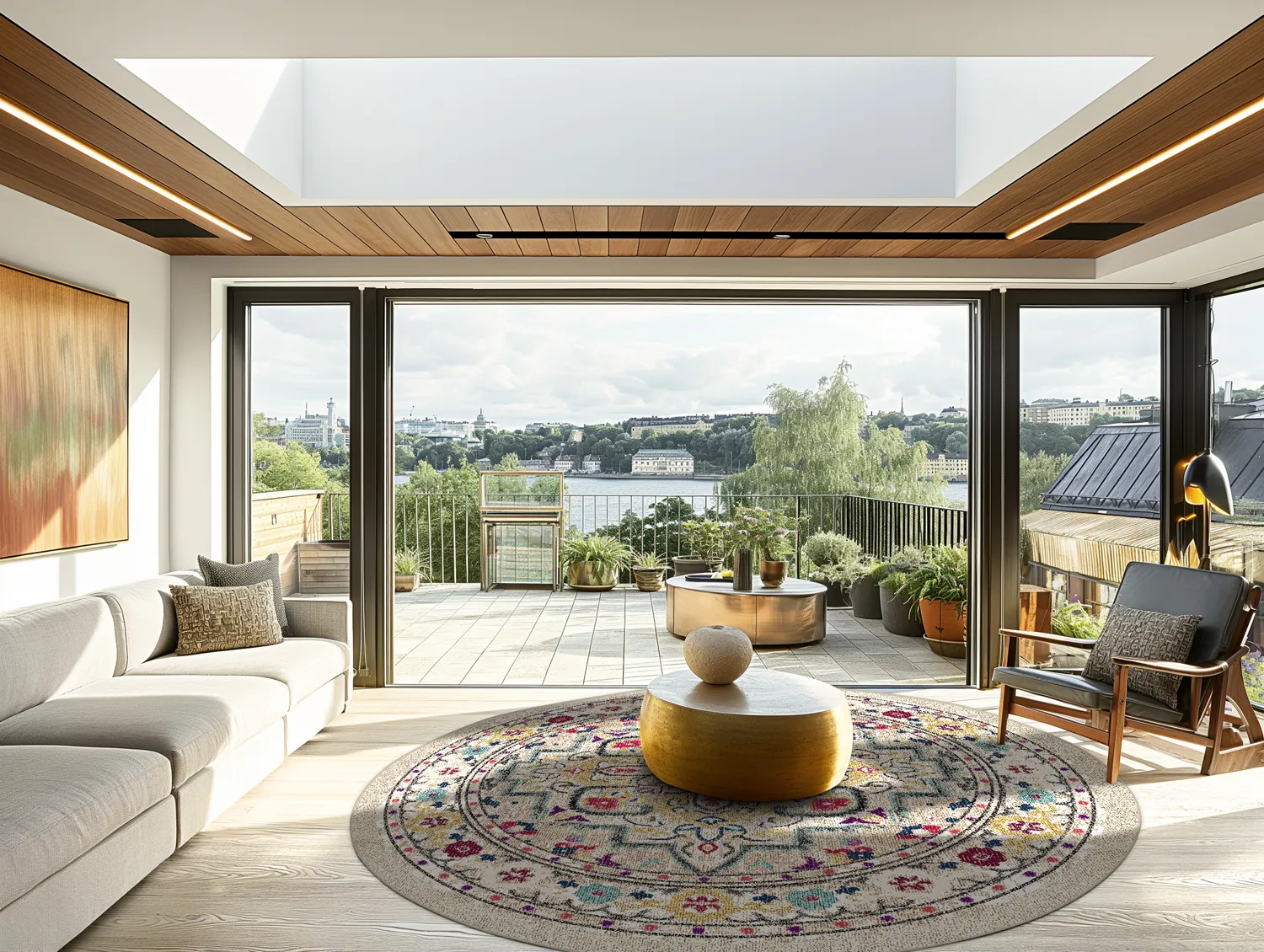 Kerek szőnyeg - Castro (többszínű)