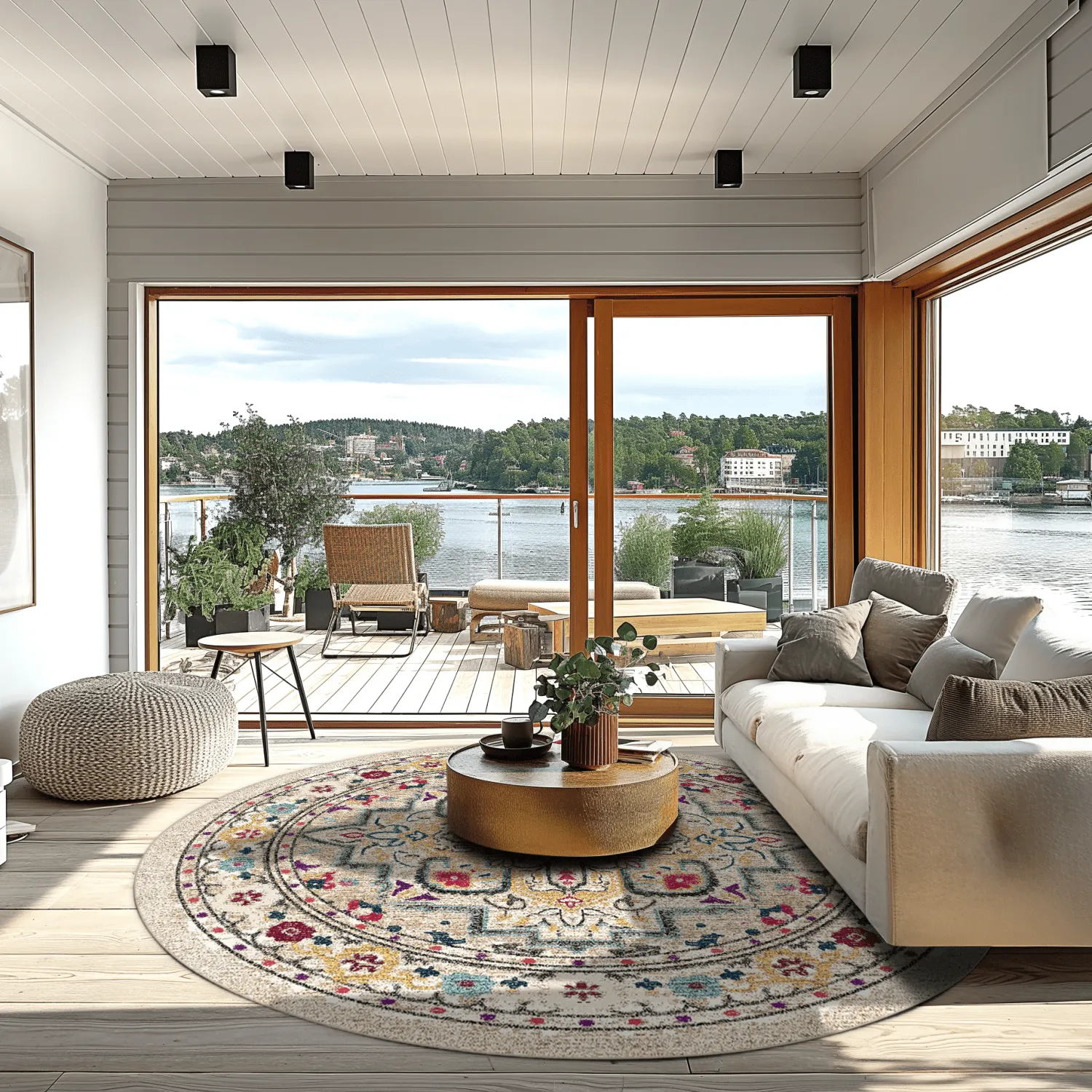 Kerek szőnyeg - Castro (többszínű)