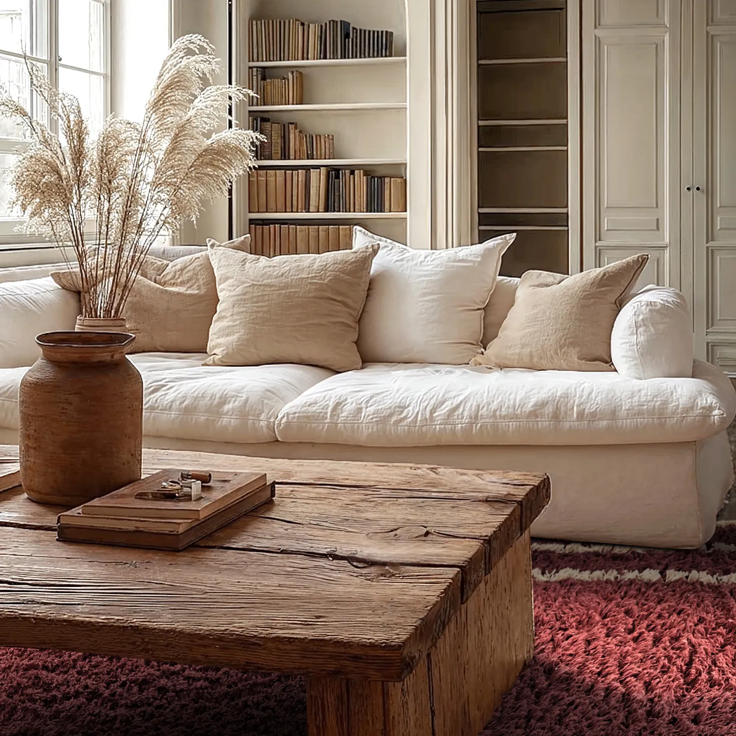 Shaggy szőnyeg - Cataya Natural Cotton Shaggy (barna/bézs)