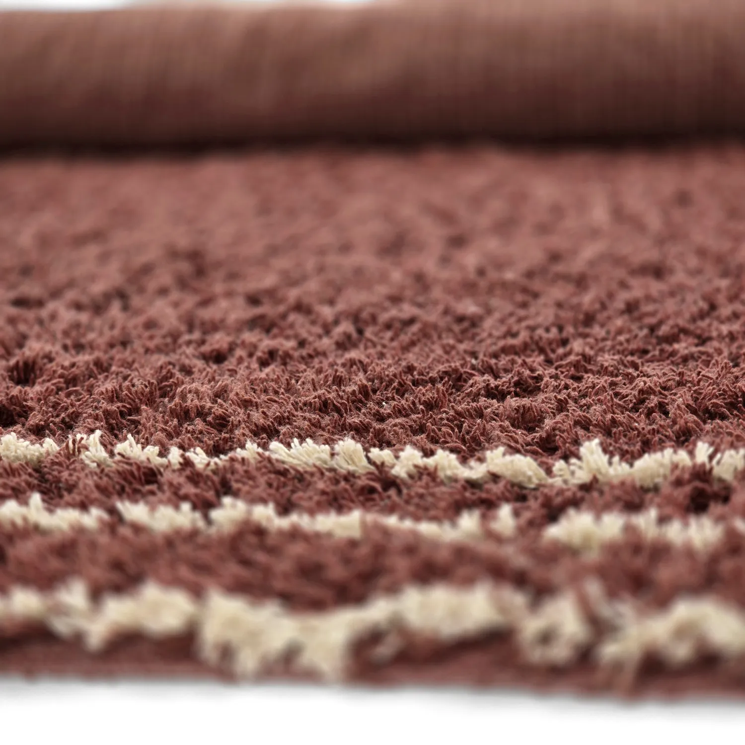 Shaggy szőnyeg - Cataya Natural Cotton Shaggy (barna/bézs)