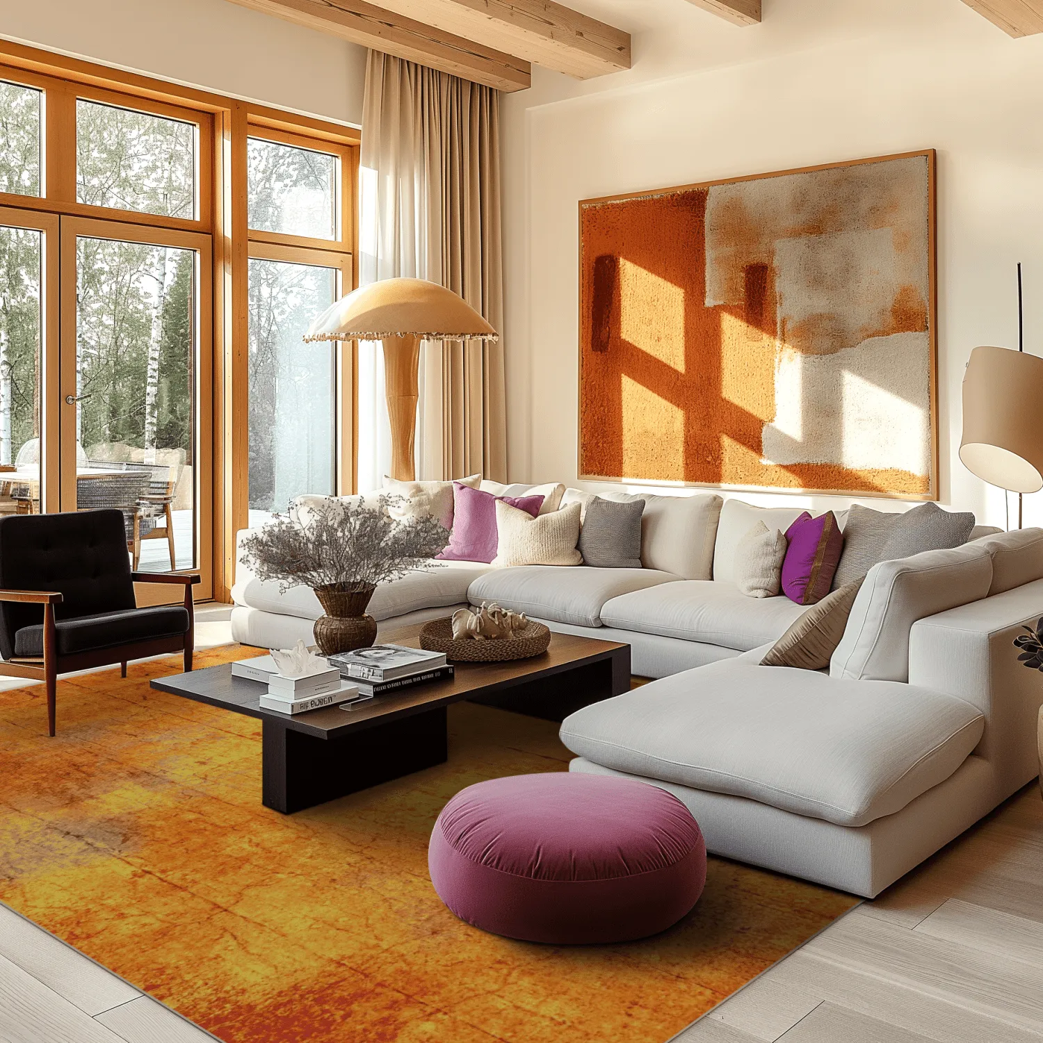 Wilton szőnyeg - Cesano (narancssárga)