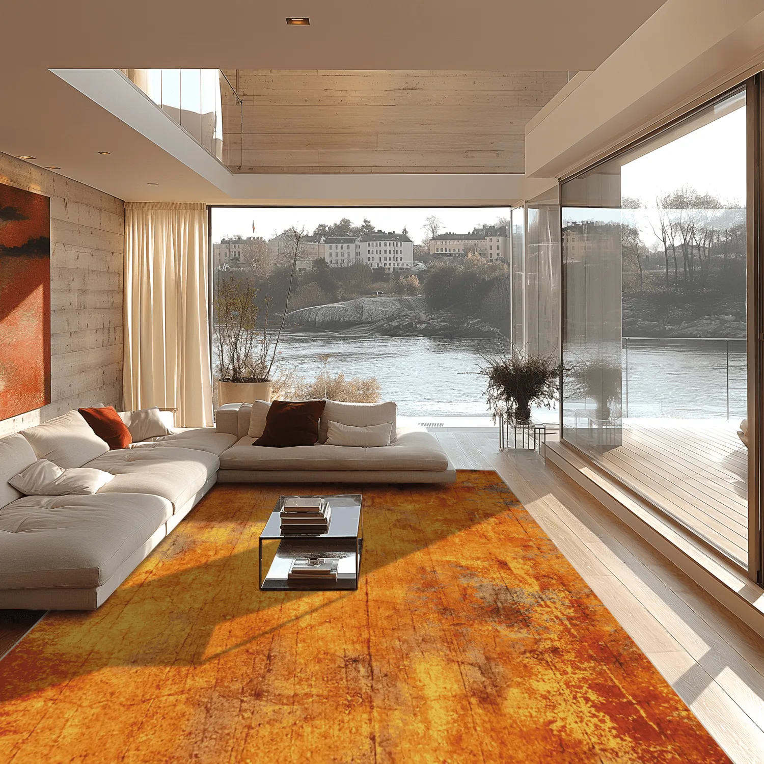 Wilton szőnyeg - Cesano (narancssárga)