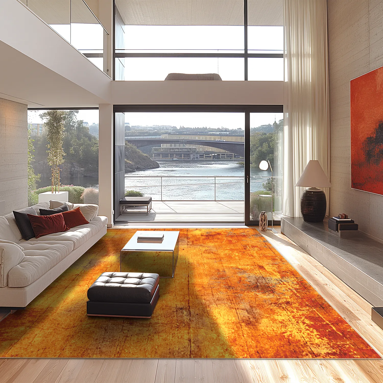 Wilton szőnyeg - Cesano (narancssárga)