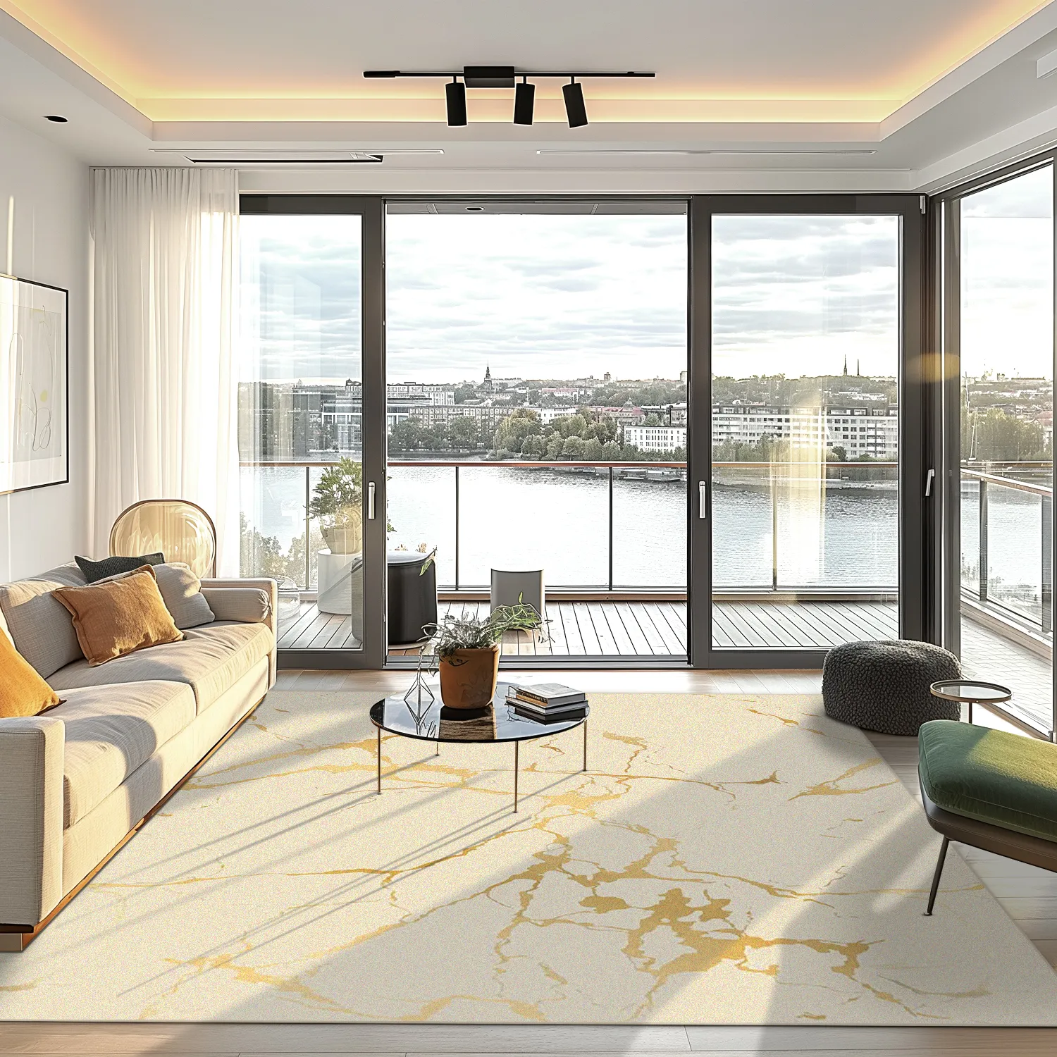 Wilton szőnyeg - Cesina (bezs/arany)