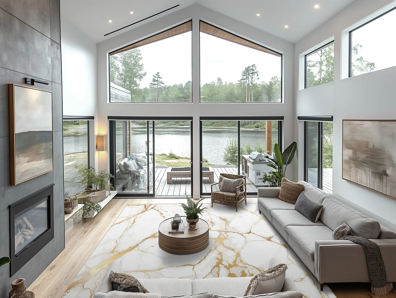 Wilton szőnyeg - Cesina (stone/fehér/arany)