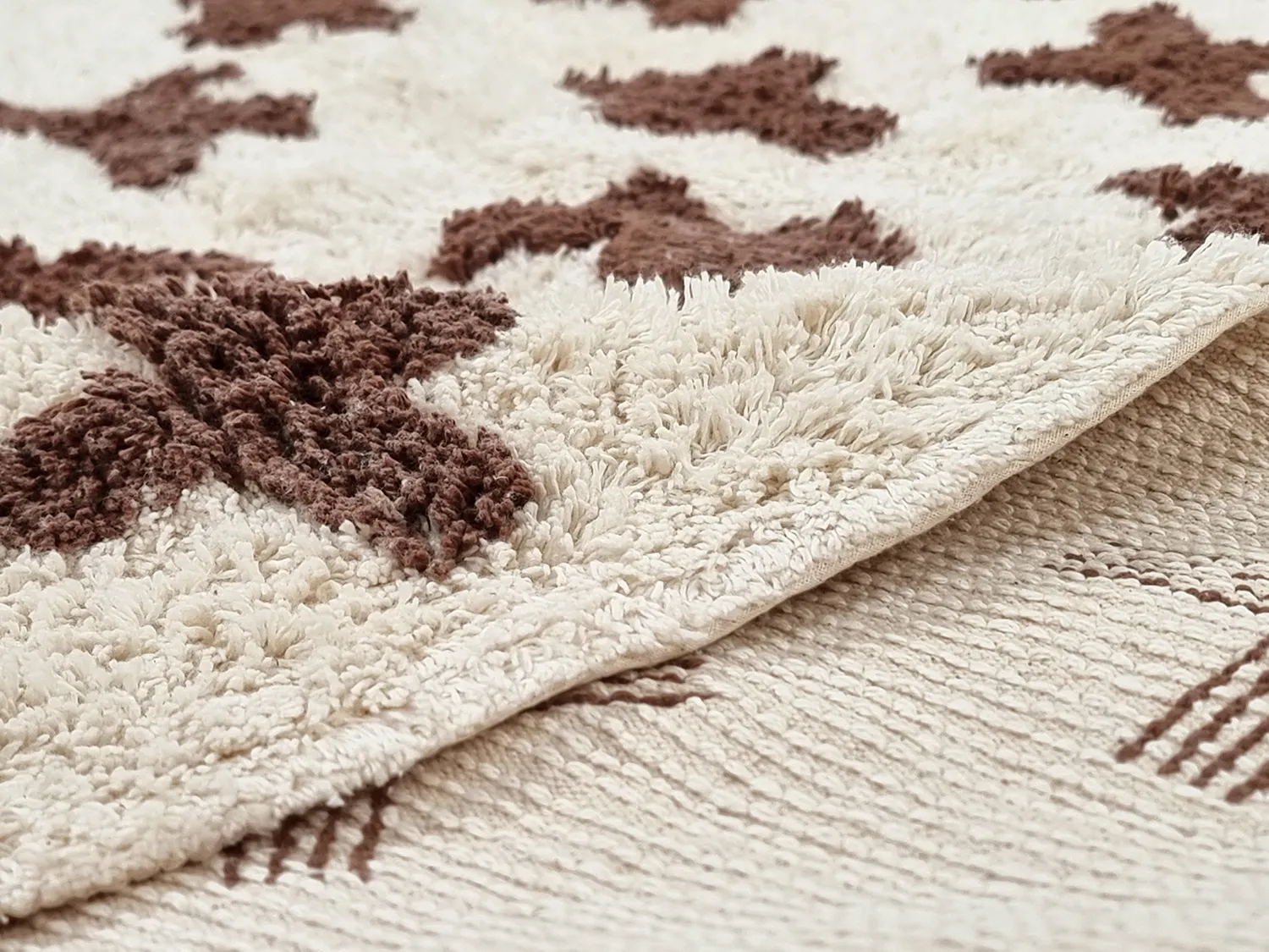 Kerek szőnyeg - Chesley Natural Cotton Shaggy (bézs)