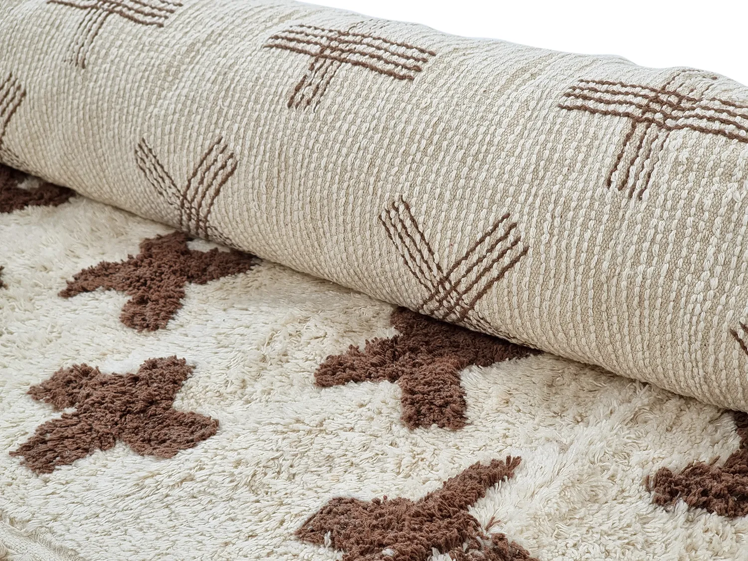 Kerek szőnyeg - Chesley Natural Cotton Shaggy (bézs)