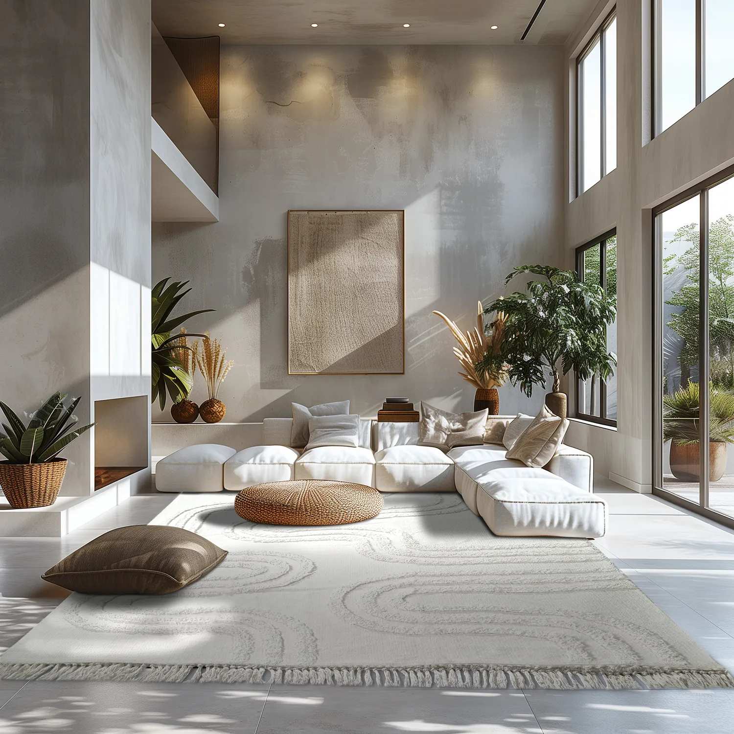 Shaggy szőnyeg - Como Natural Cotton Shaggy (offwhite)